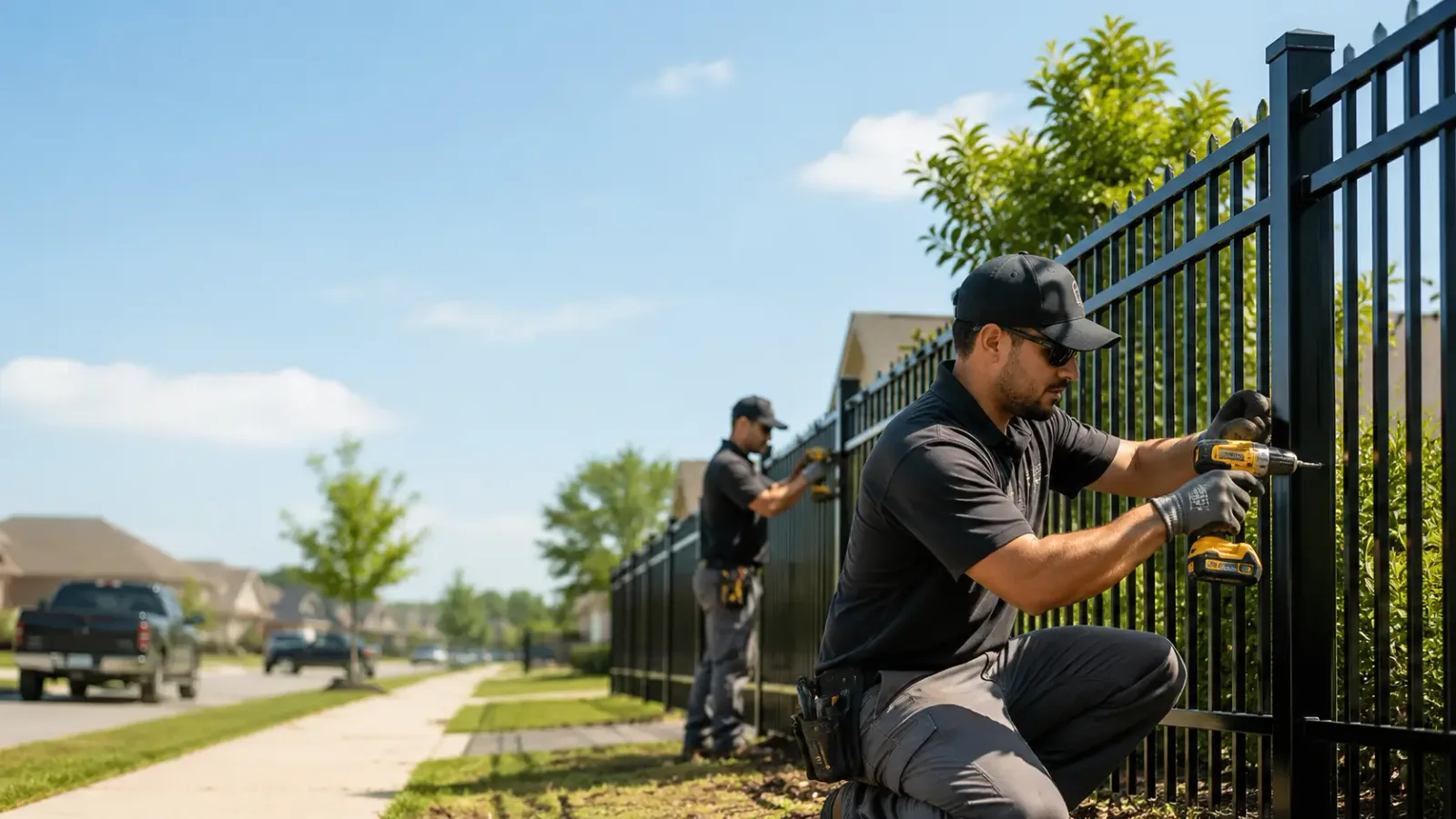 Metal Fence Installation in Perry, MI